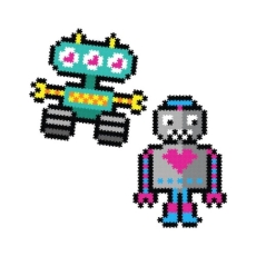 Puzzelki Pixelki Jixelz Roboty - 700 elementów
