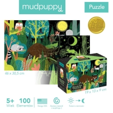 Mudpuppy Puzzle świecące w ciemności W lesie 100 elementów 5+