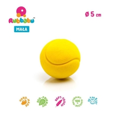 Rubbabu Piłka tenisowa sensoryczna żółta mała