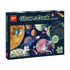 Puzzle świecące w ciemności Apli Kids - Układ słoneczny 5+-27906