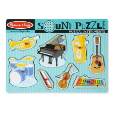 Puzzle dźwiękowe - Instrumenty muzyczne-39030