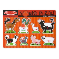 Puzzle dźwiękowe - Zwierzęta z farmy-39035