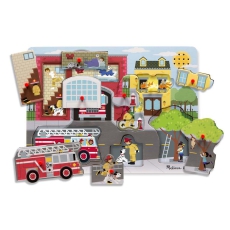 Puzzle dźwiękowe - Remiza strażacka-41489