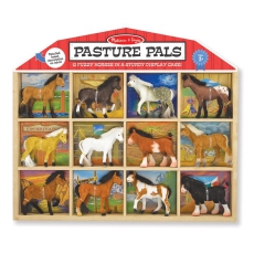 Figurki koni rasowych – Zestaw 12 sztuk-45549