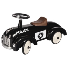 Jeździk wyścigowy czarny Policja-49343