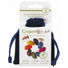 Kredki Crayon Rocks w aksamitnym woreczku  - 8 kolorów-5267812