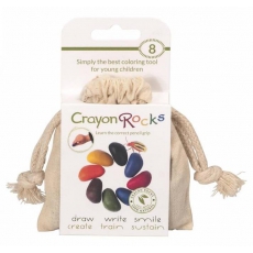 Kredki Crayon Rocks w bawełnianym woreczku  - 8 kolorów-5267825