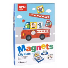 Magnetyczna układanka Apli Kids - Pojazdy-5270423