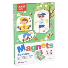 Magnetyczna układanka Apli Kids - Pory roku-5270430