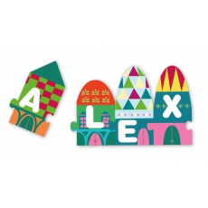 Puzzle w kartonowym domku Apli Kids - Litery 3 -5270481