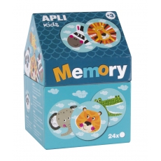 Memory w kartonowym domku Apli Kids - Safari-5270548