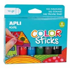 Farby w kredce Apli Kids - 6 kolorów-5270677