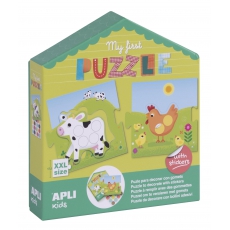 Moje pierwsze puzzle z naklejkami Apli Kids-5272116