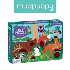 Mudpuppy Puzzle sensoryczne z miękkimi aplikacjami Las 42 elementy 3+