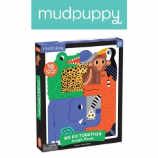 Mudpuppy Puzzle układanka Wszyscy razem Dżungla 10 elementów 3+