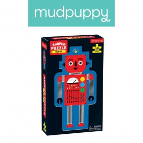 Mudpuppy Puzzle konturowe Robot 50 elementów 4+