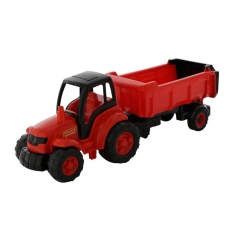 Pojazd Mistrz Traktor z naczepą w siatce-64972