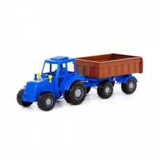 Traktor z przyczepą siatka-65205